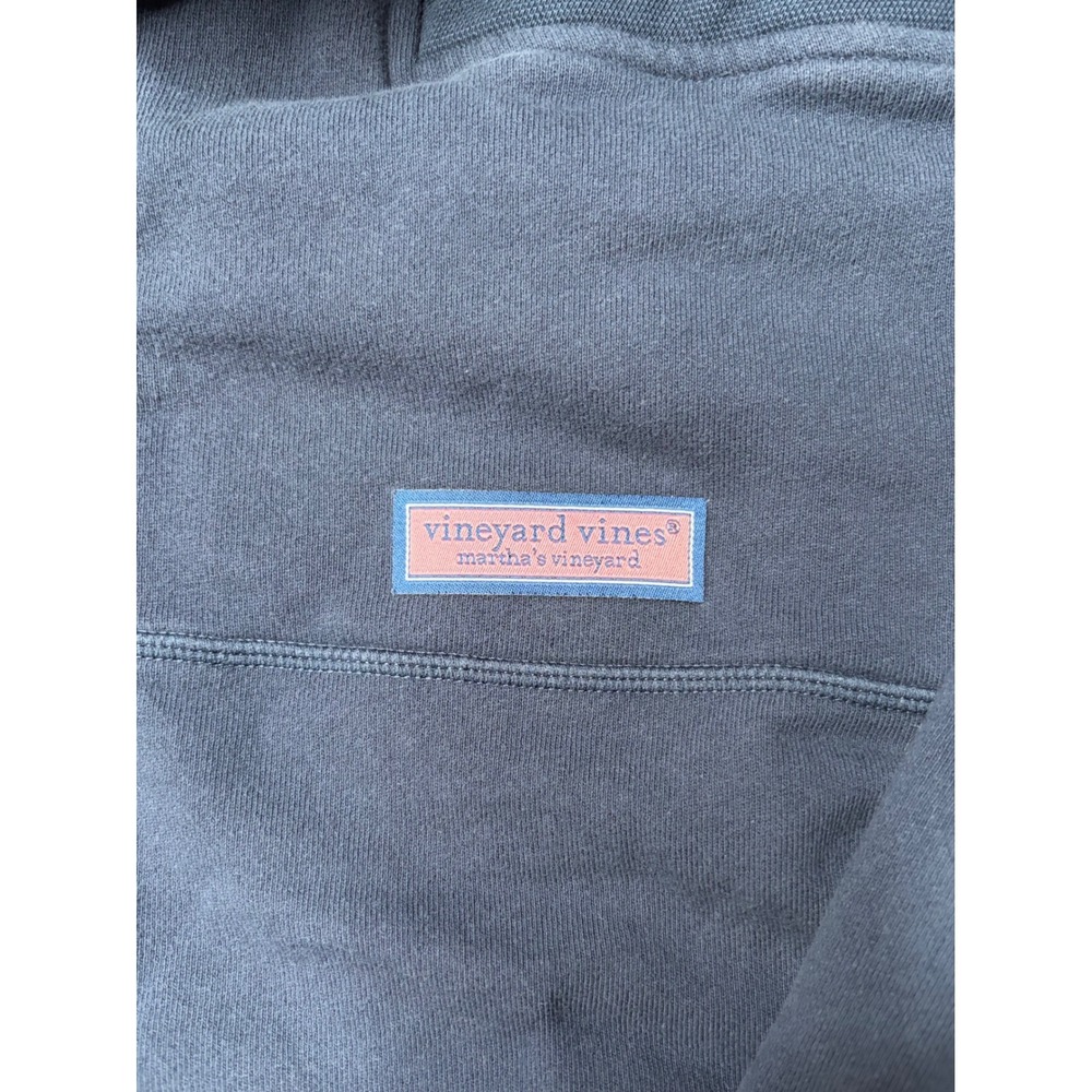 Vineyard Vines Mens Navy Blue 1/4 Zip Cotton Pullover Sweatshirt Small - Picture 3 of 6
